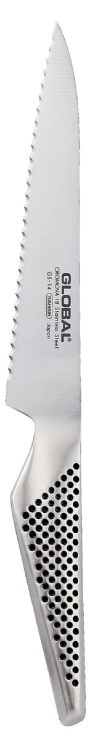 Couteau à lame crantée GS14 lame 15 cm Global