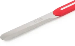 Couteau microdenté à bout rond manche rouge lame 10 cm Arcos