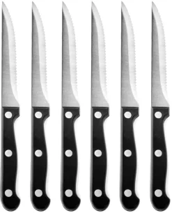 Couteau à steak (x 6) lame inox 10,5 cm Hendi