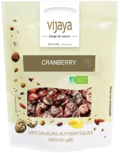 Cranberry séchée Bio 500 g Vijaya