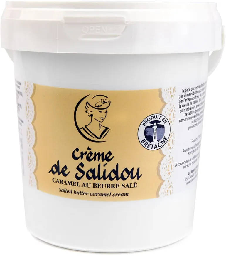 Crème de Salidou caramel au beurre salé 1 kg La Maison d'Armorine