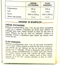 Crème pâtissière à chaud ou poudre à crème 1 kg Ancel