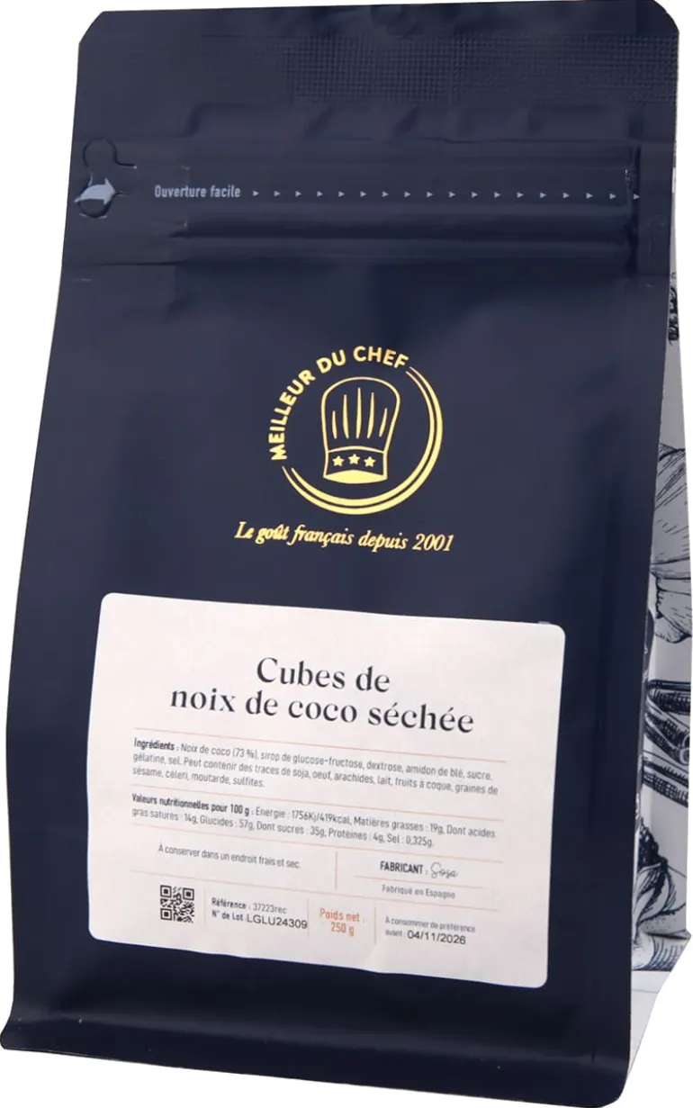 Cubes de noix de coco séchée 250 g Sosa