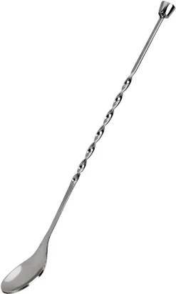 Cuillère à cocktail torsadée en inox Ibili