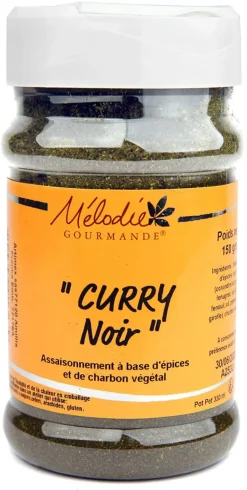 Curry noir 150 g Mélodie Gourmande