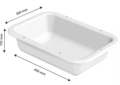 Demi bac à diviseuse 7 litres 40 x 30 x 10,5 cm Gilac
