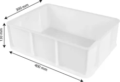 Demi bac à pâtons 12 litres 40 x 30 cm Gilac