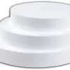 Disque en polystyrène expansé Présentoir à gâteau Ø 27,5 x ht 4 cm Mallard Ferrière