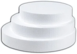 Disque en polystyrène expansé Présentoir à gâteau Ø 27,5 x ht 4 cm Mallard Ferrière