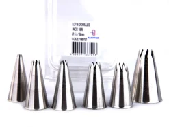 Douille cannelée inox boîte de 6 douilles Matfer
