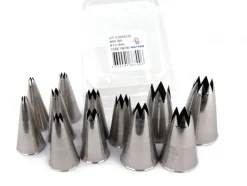 Douille cannelée inox boîte de 12 douilles Matfer