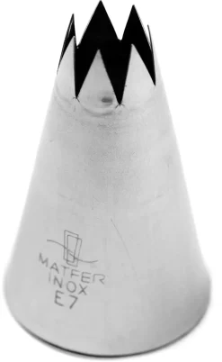 Douille cannelée inox Ø 1,3 cm - E7 Matfer