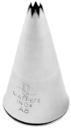 Douille cannelée inox Ø 5 mm - A8 Matfer