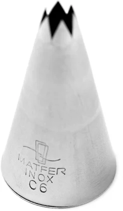 Douille cannelée inox Ø 7 mm - C6 Matfer