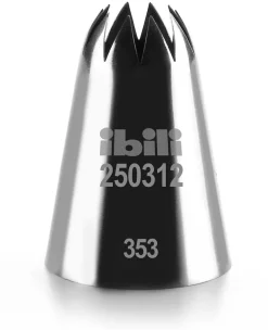 Douille inox étoile fermée Ø 1,2 cm Ibili