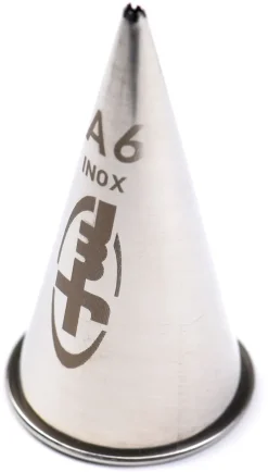 Douille pâtisserie cannelée inox A6 - Ø 3 mm Mallard Ferrière