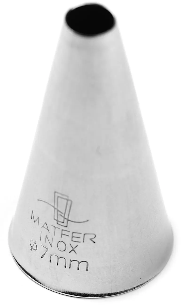 Douille pâtisserie inox douille pâtissière unie Ø 7 mm Matfer