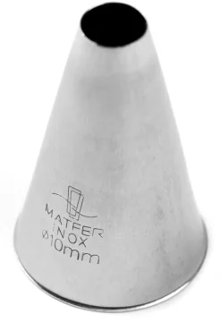 Douille pâtisserie inox douille pâtissière unie Ø 1 cm Matfer