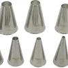 Douilles pâtisserie unies inox (x 12) Mallard Ferrière