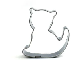 Emporte-pièce Chat acier inoxydable Ht 6 cm Patisse