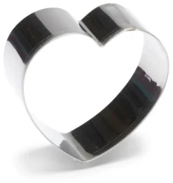 Emporte-pièce Coeur acier inoxydable Ht 6 cm Patisse