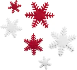 Emporte-pièce à poussoir flocon de neige 3 pièces Ibili
