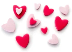 Emporte-pièce à poussoir Forme coeur 3 pièces Ibili