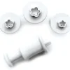 Emporte-pièce à poussoir Forme petite fleur 3 pièces Ibili