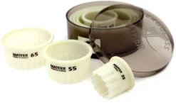 Emporte-pièce rond cannelé Exoglass® 7 emporte-pièces impairs Matfer