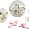 Emporte-piece colombe à poussoir Lot de 3 Mallard Ferrière