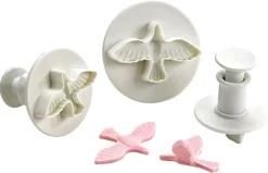 Emporte-piece colombe à poussoir Lot de 3 Mallard Ferrière