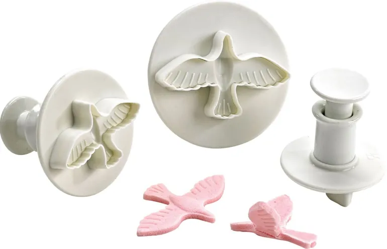 Emporte-piece colombe à poussoir Lot de 3 Mallard Ferrière