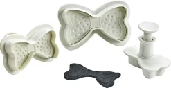 Emporte-piece nœud papillon à poussoir Lot de 3 Mallard Ferrière