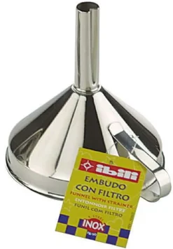Entonnoir inox avec filtre Ø 10 cm Ibili
