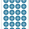 Etiquettes adhésives pour produits congelés Motif "Flocon"