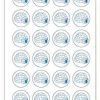 Etiquettes adhésives pour produits congelés Motif "Igloo"