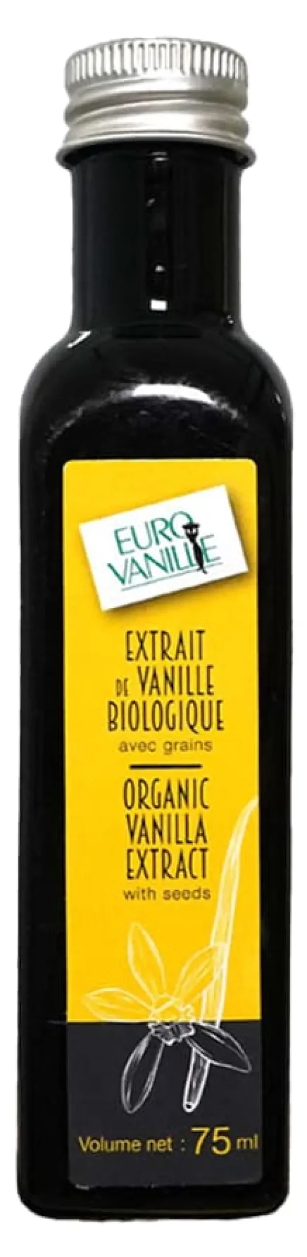 Extrait de vanille bio avec grains L200 75 ml Eurovanille
