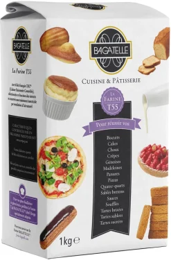 Farine Bagatelle T55 1 kg Moulin Maury