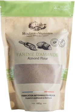 Farine d'amande 400 g Moulin de la Veyssière
