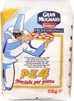 Farine de blé tendre 00 PZ4 spéciale pizza 5 kg Molino Spadoni
