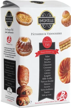 Farine de Gruau Bagatelle T45 Label Rouge 1 kg Moulin Maury