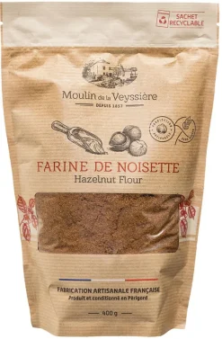 Farine de noisette 400 g Moulin de la Veyssière