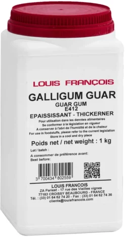Farine Galligum de Guar E412 1 kg Louis François