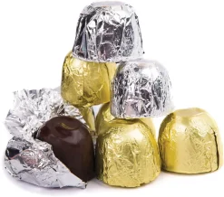 Feuille alu pour bonbon et chocolat (x 150) argent 10 x 10 cm Decora
