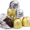 Feuille alu pour bonbon et chocolat (x 150) or 10 x 10 cm Decora