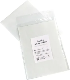 Feuille azyme striée pour calisson et nougat 60 x 40 cm (x 50) Florensuc