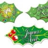 Feuille de houx en azyme (x 24) Joyeux Noël Florensuc