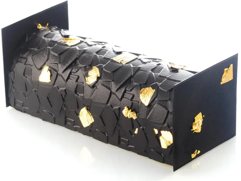 Feuilles décor de bûche (x 4) 30 x 18,5 cm De Buyer