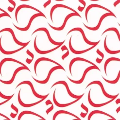 Feuilles transfert chocolat Vagues rouges Lot de 10 feuilles Mallard Ferrière