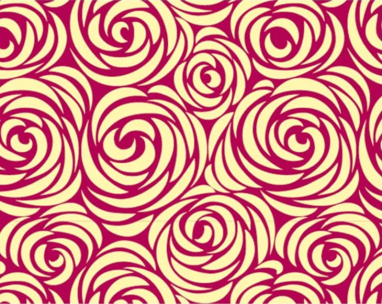 Feuille transfert chocolat boutons de rose Lot de 5 feuilles Pavoni